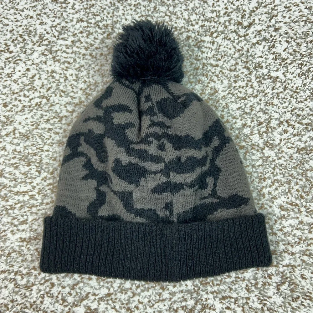 Minnesota Vikings Hat Beanie Mens One Size Black NFL Football '47 Camo Pom Knit